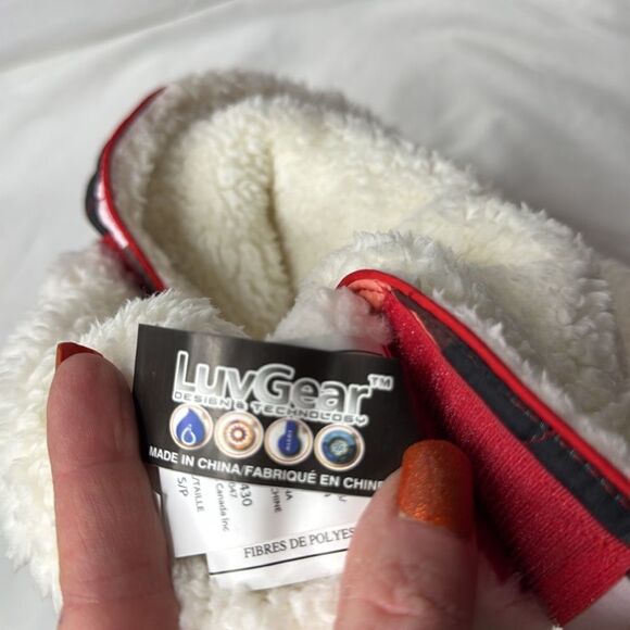 Dog Sherpa Plaid Cold Alert Technology Jacket. Size Small. - Picture 5 of 7